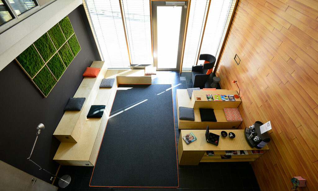 Für Meetings oder mal auf einen Kaffee, der VielRaum am Atrium